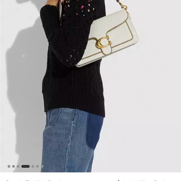 Coach Tabby Shoulder Bag 26 With Beadchain - Picture 14 of 17